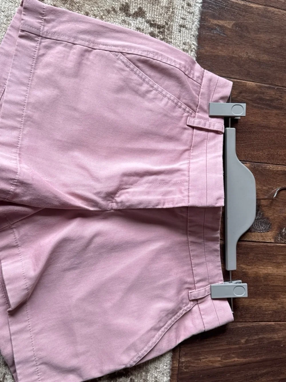 J. Crew Light Pink High-Waist Cotton Shorts